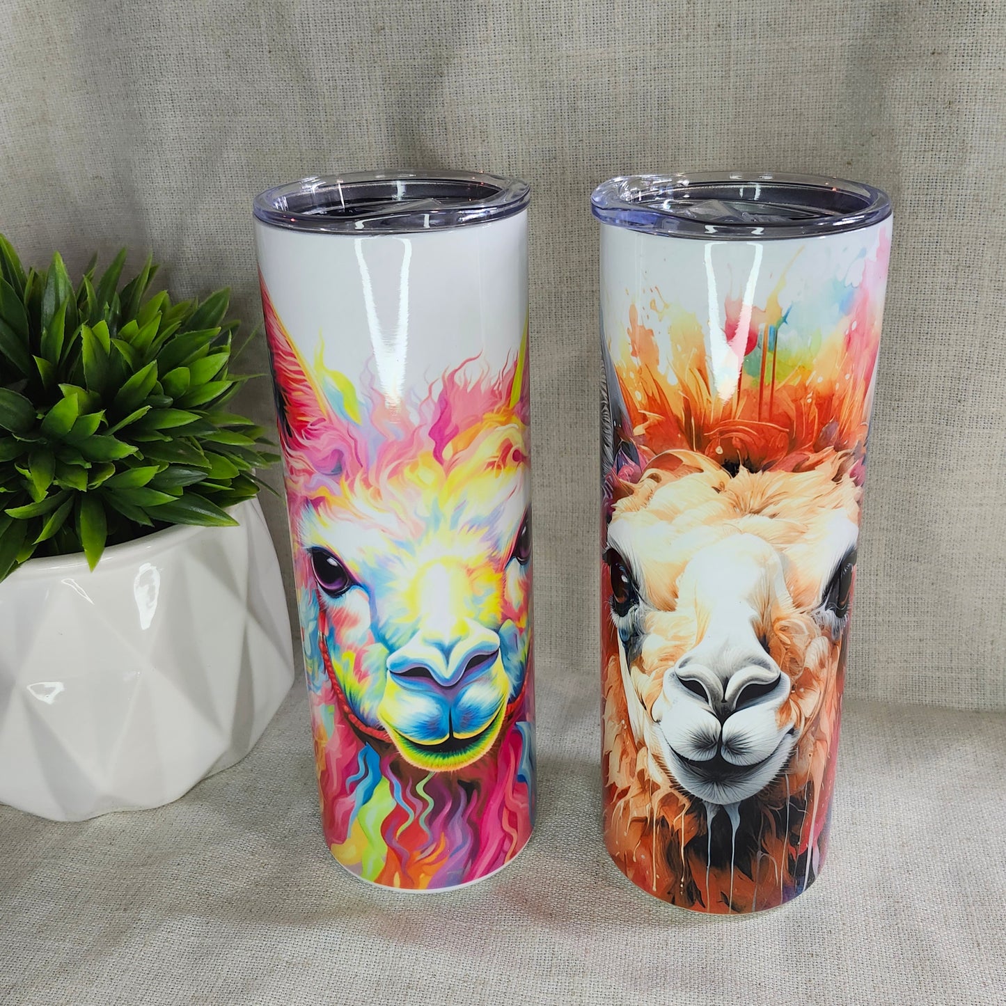 Gobelet Lama multicolore