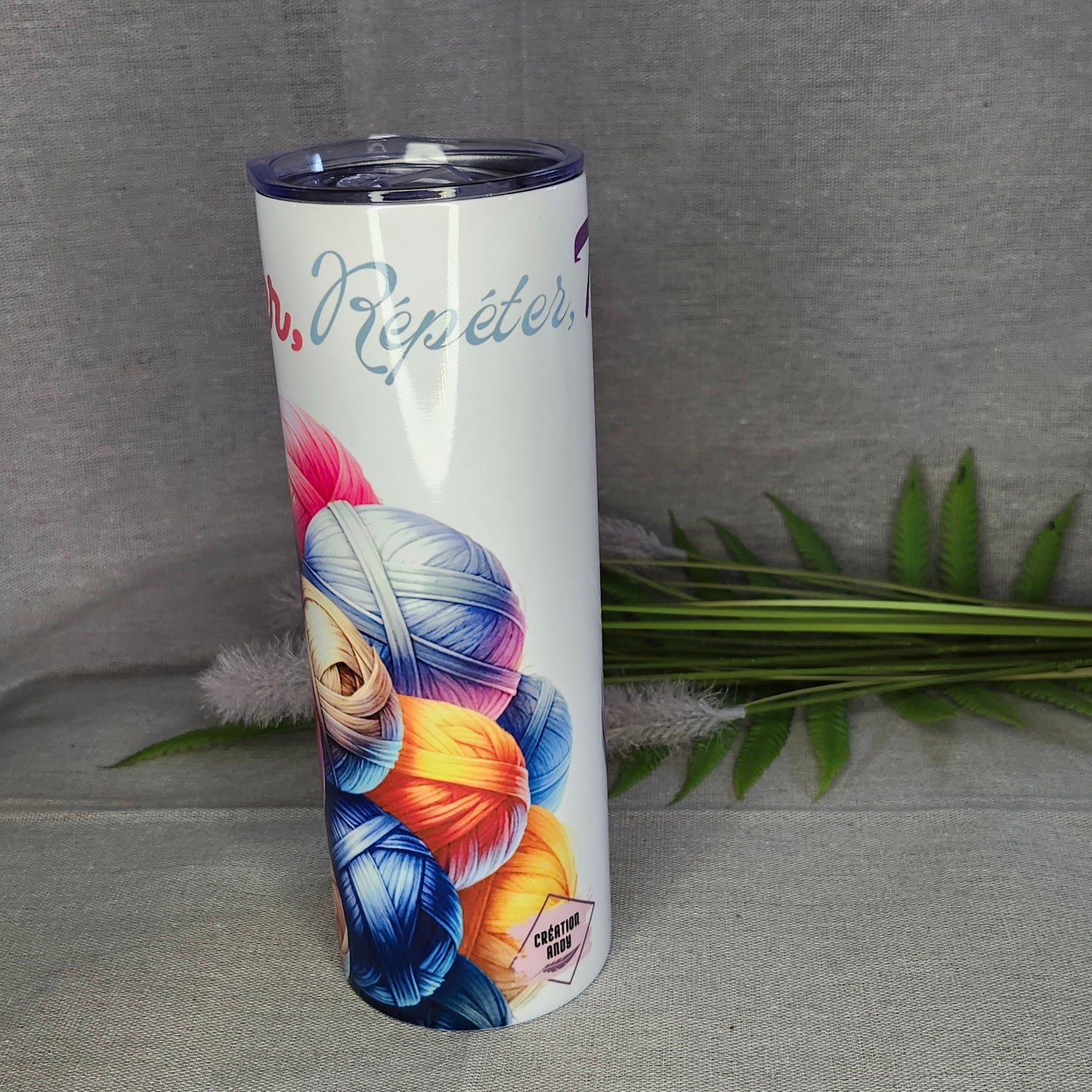 Gobelet Tricoter, relaxer, répéter