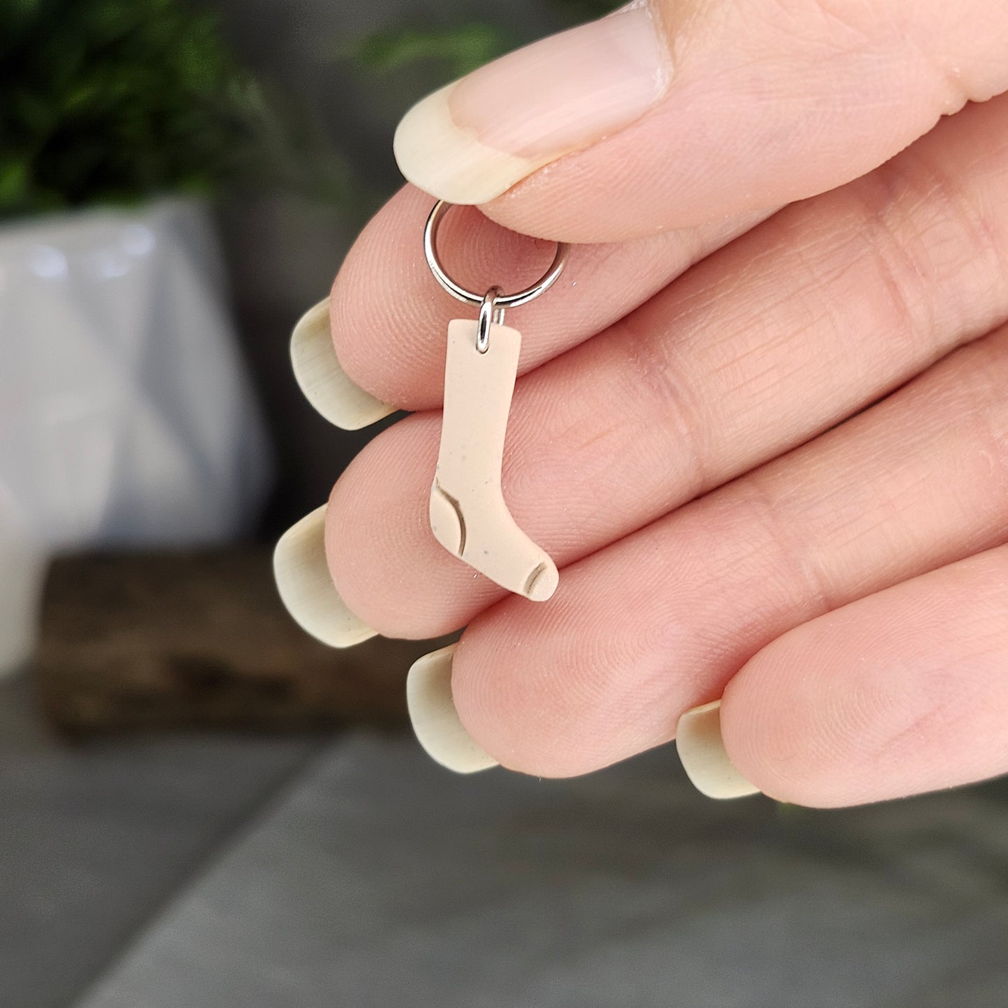 Mini chaussettes beige, bourgogne, marine, vert métallique