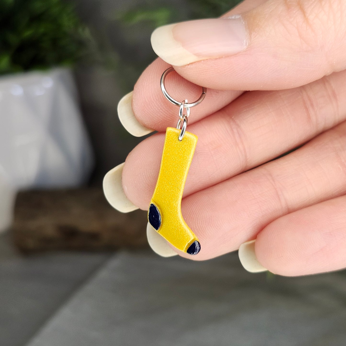 Chaussette moutarde doré