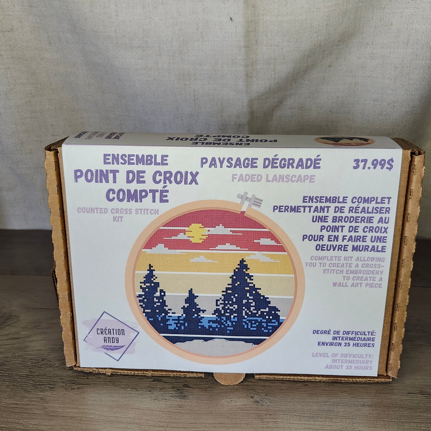 Paysage dégradé