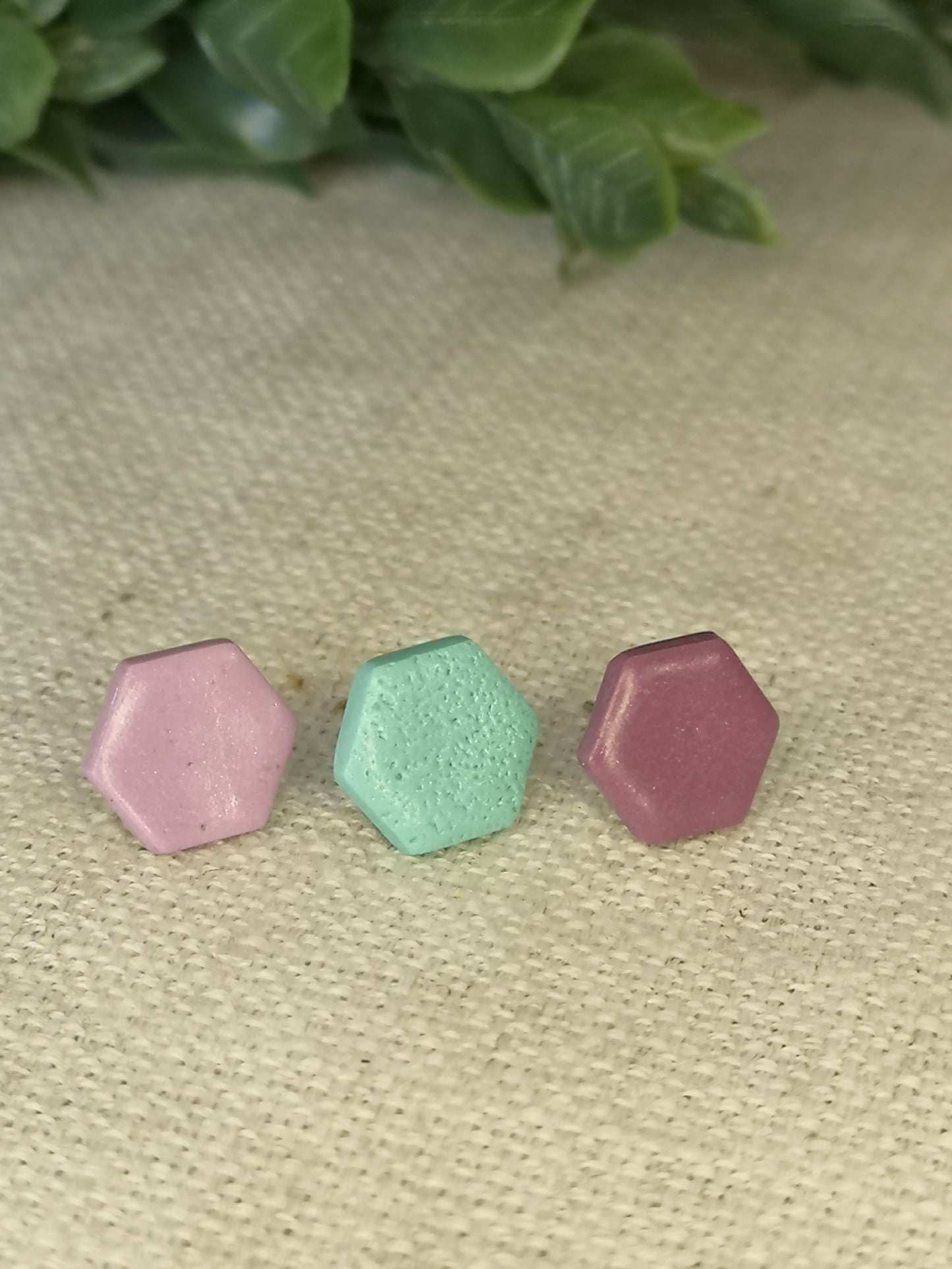 Hexagone mauve