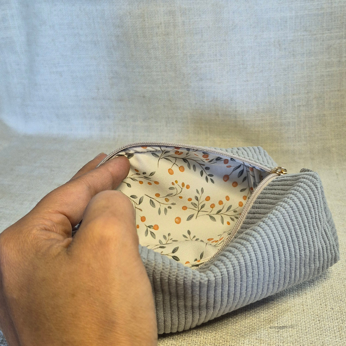 Velis Signature - Gris bleuté X Feuillage d'oranger