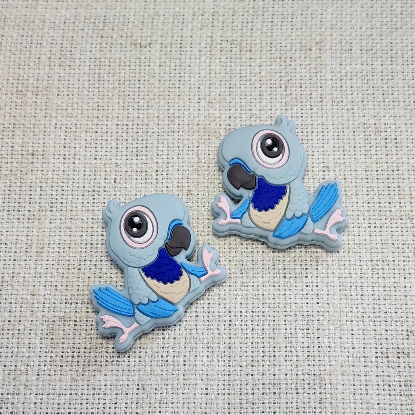 Embouts d’aiguille Perroquet – Bleu