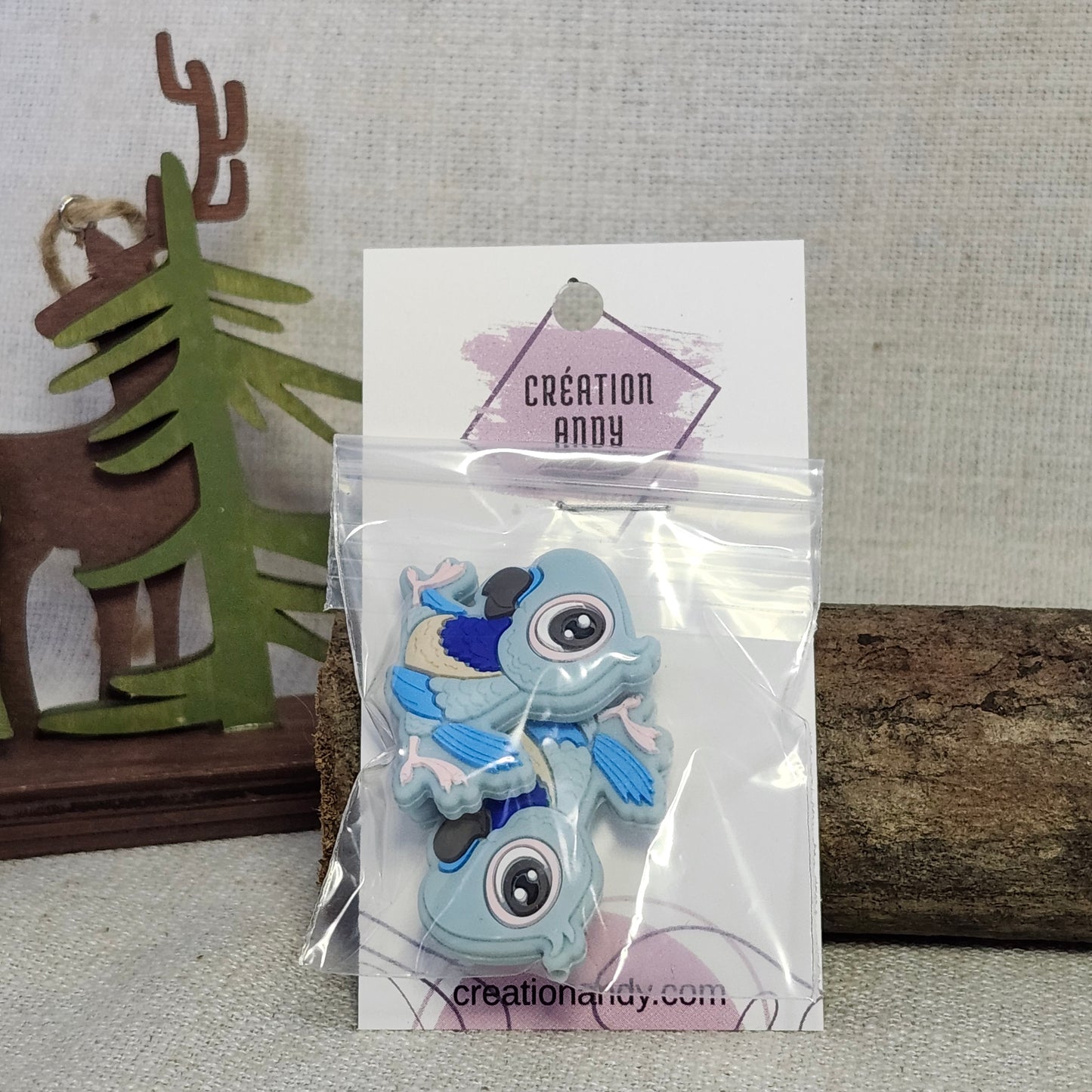 Embouts d’aiguille Perroquet – Bleu