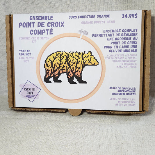 Ours forestier orange