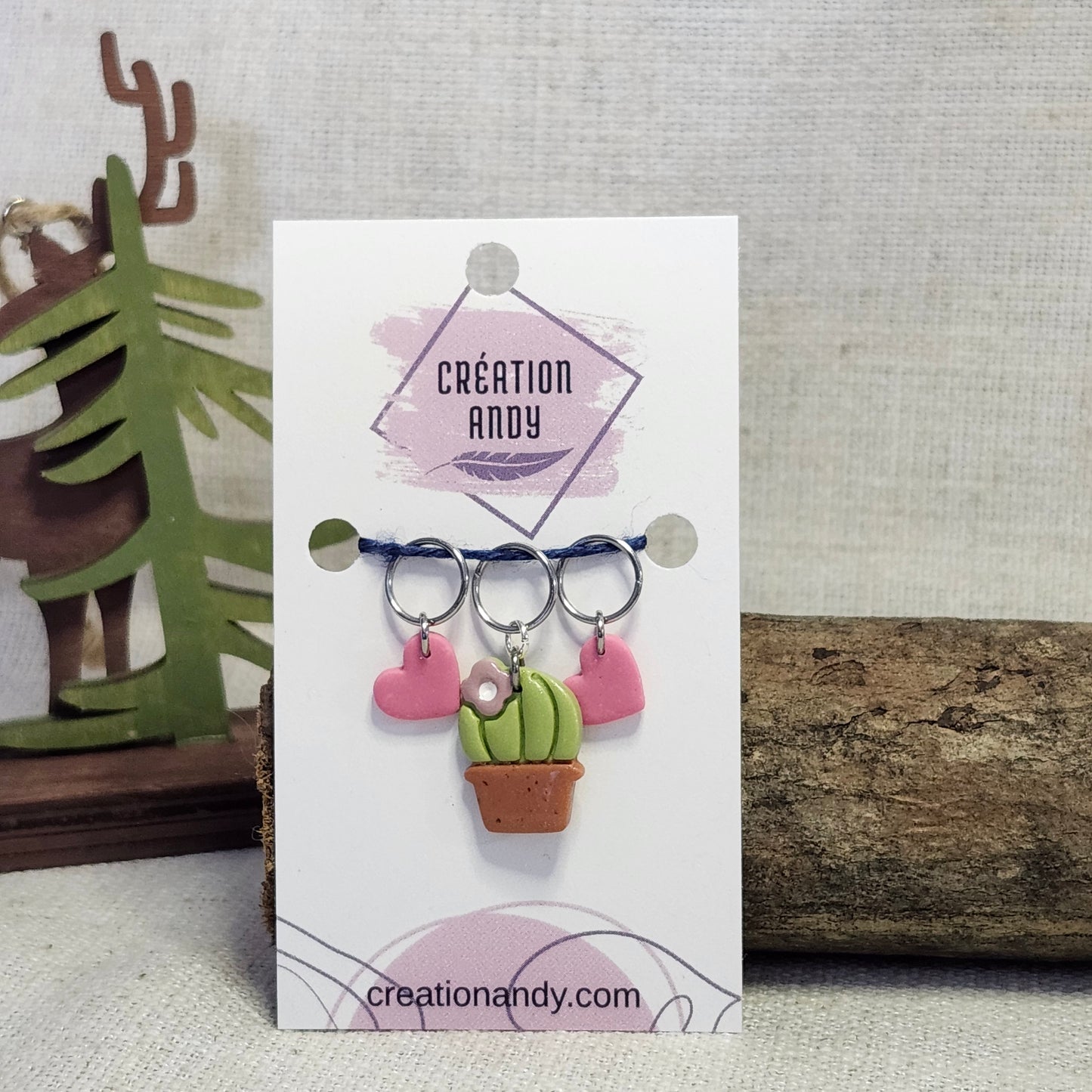 Cactus avec petite fleur