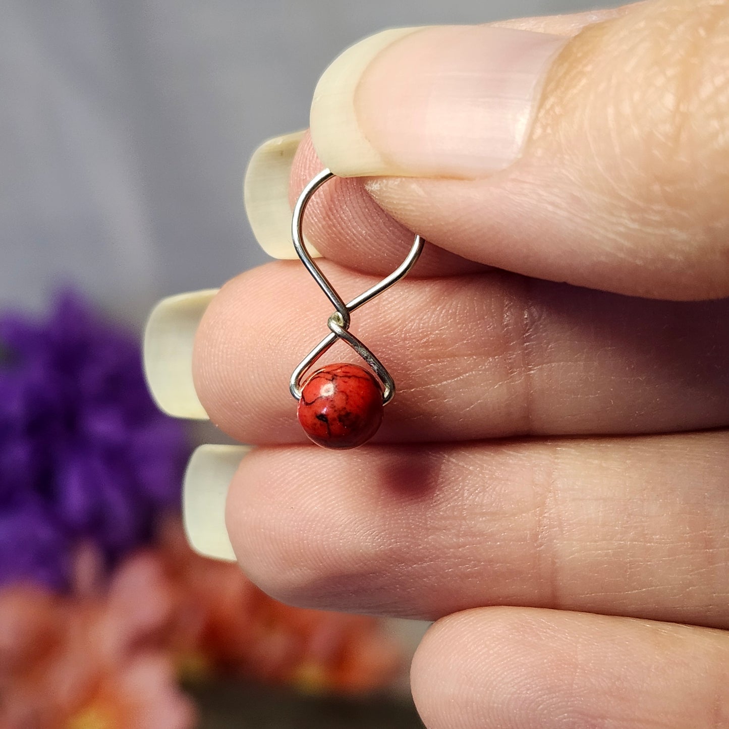 Orbe mini - Marbre et Cerise