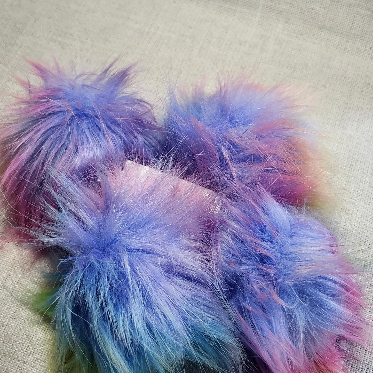 Pompon multicolore - rose