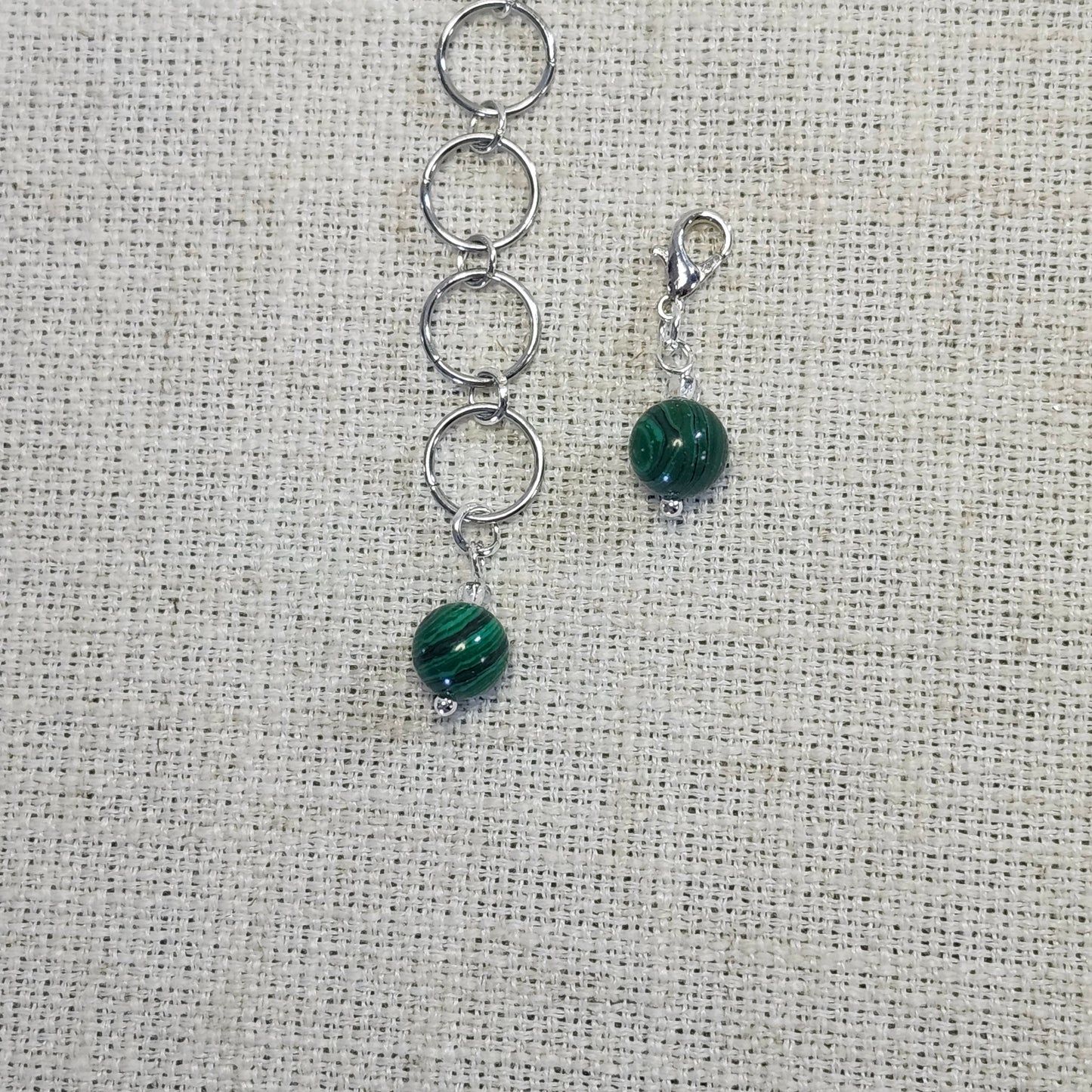 Compteur de rangs 10mm - Malachite vert
