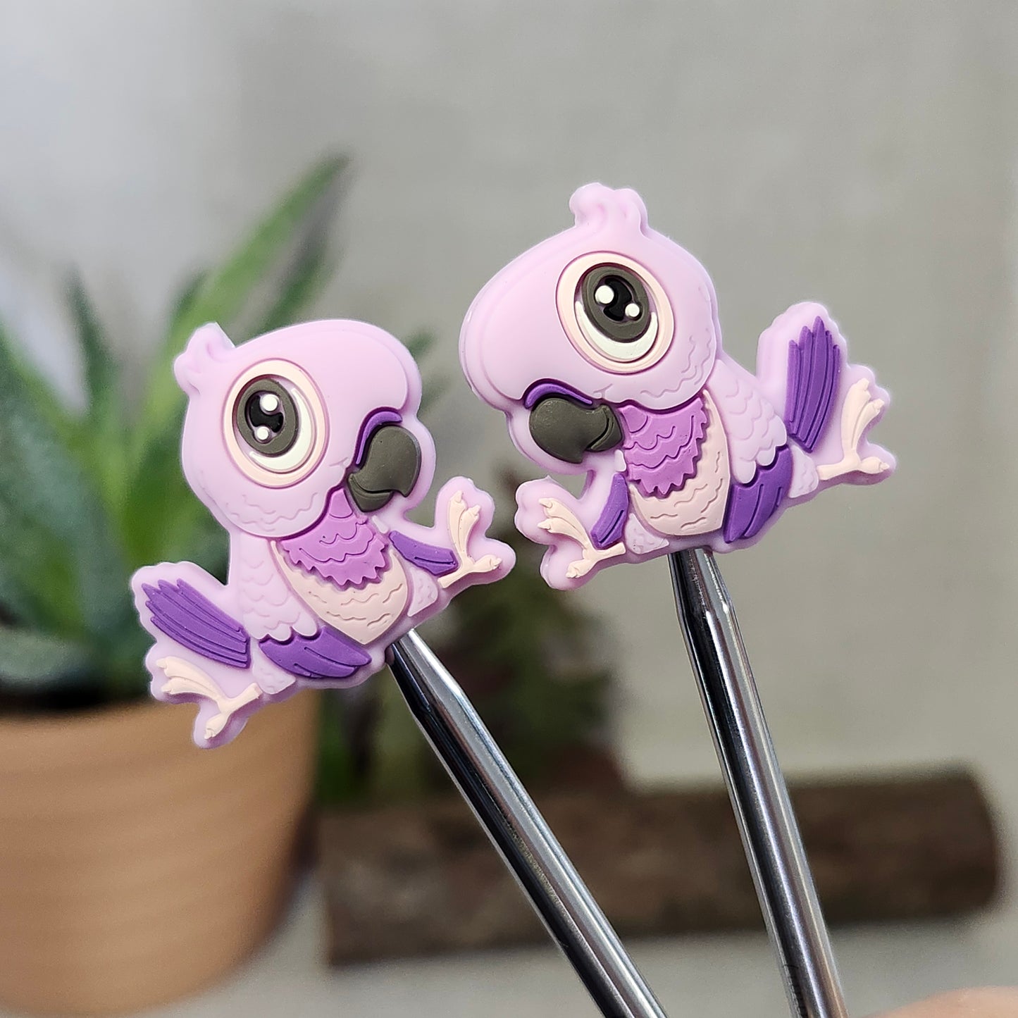 Embouts d’aiguille Perroquet – Mauve pâle