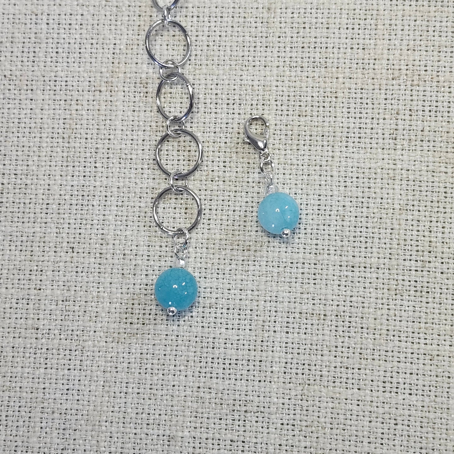 Compteur de rangs 10mm - Jade Mashan aqua