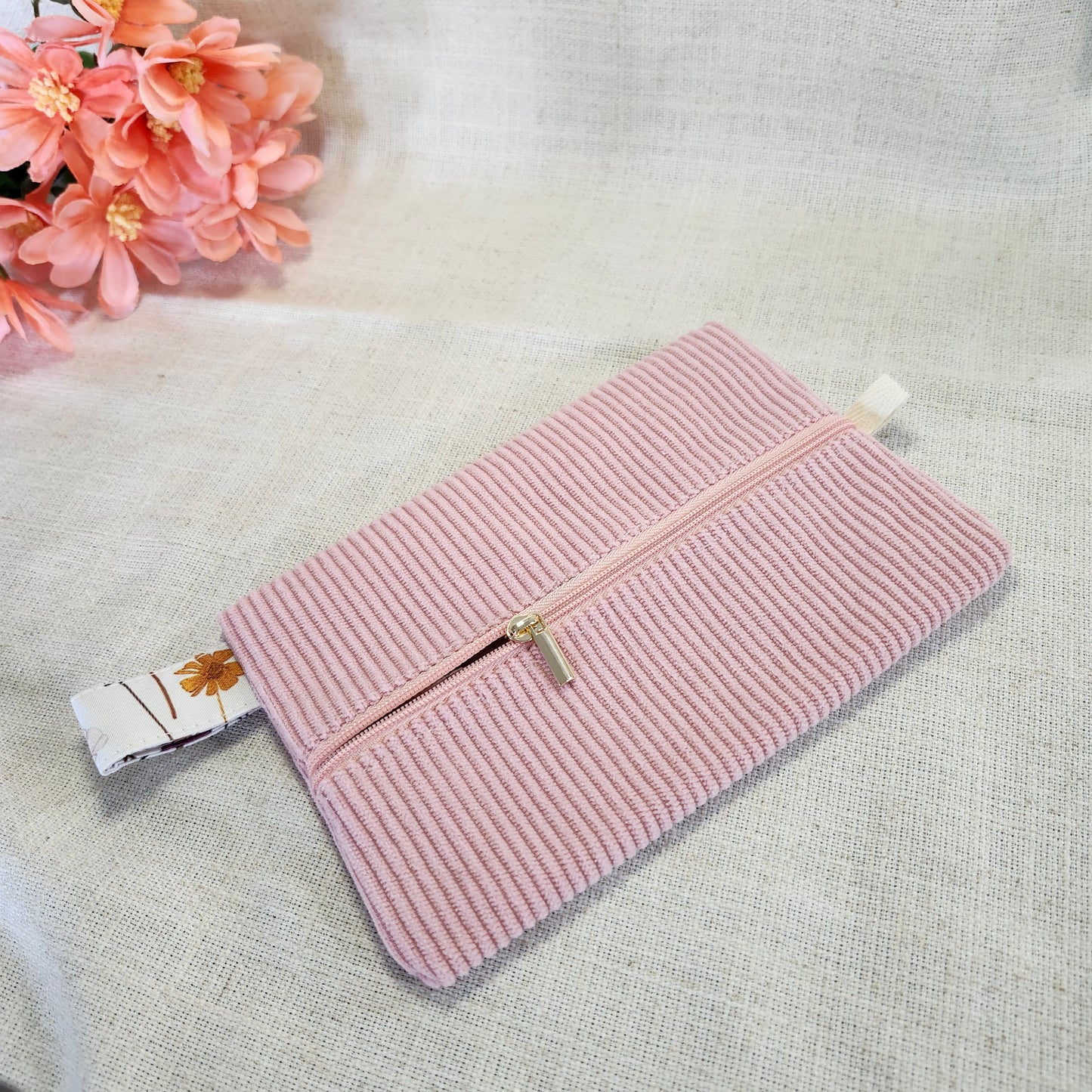 Velis Carnet - Velours rose