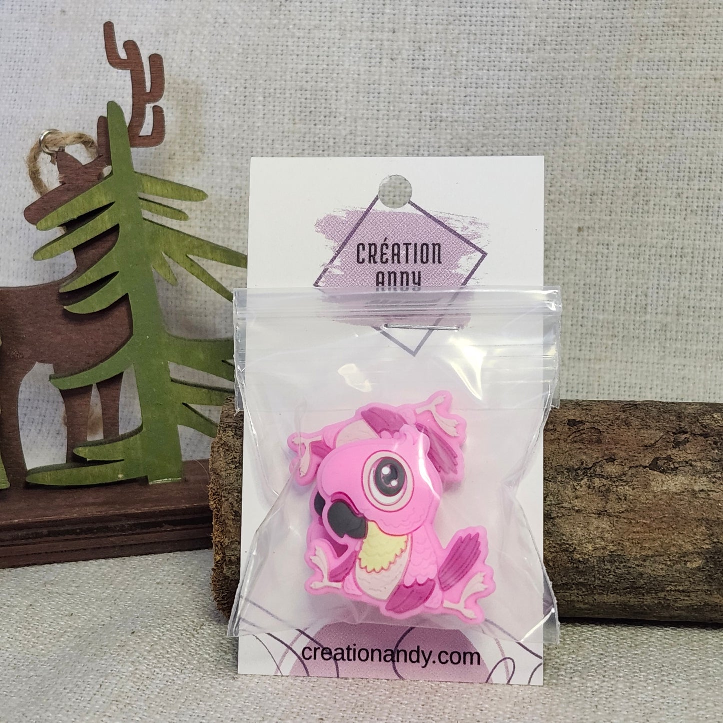 Embouts d’aiguille Perroquet – Rose