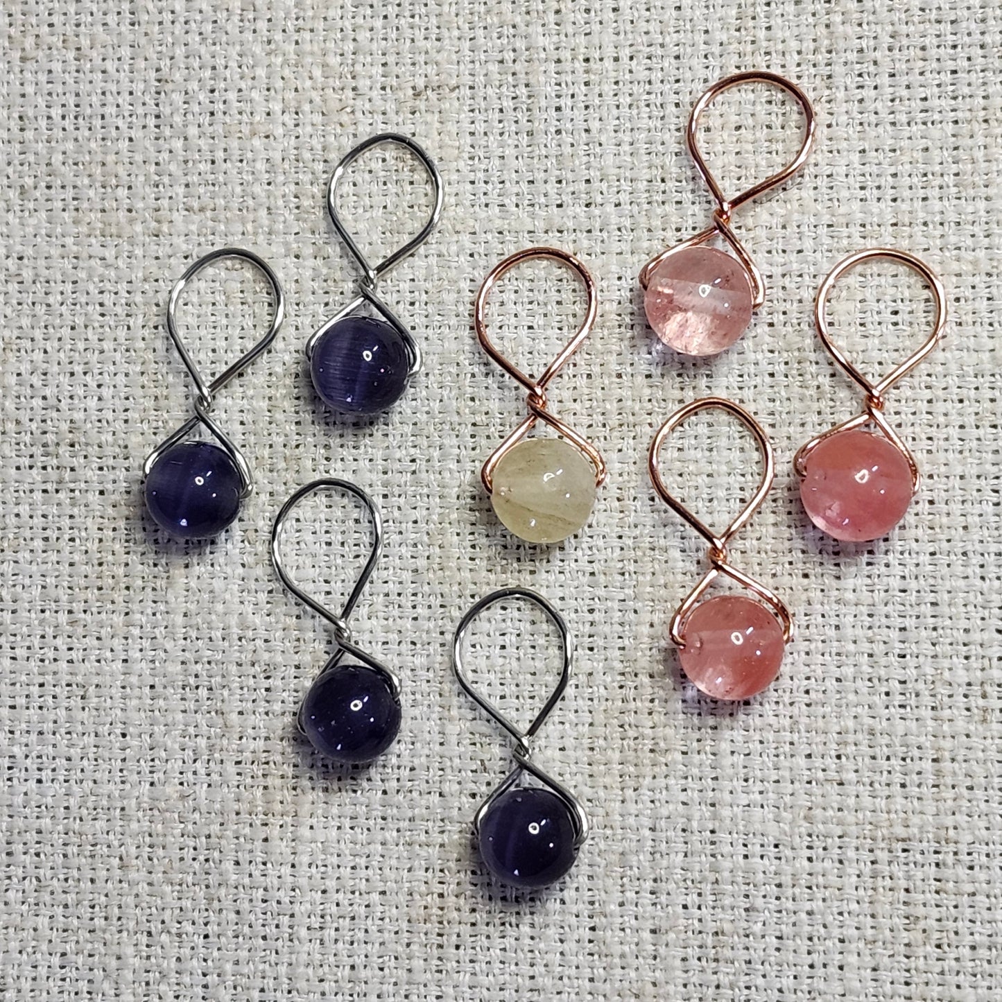 Orbe classique - Quartz rose et Aube