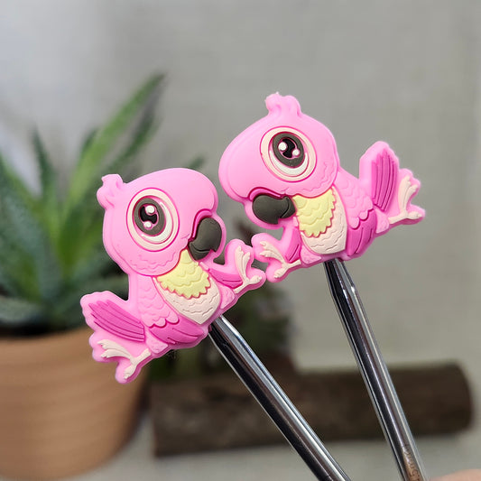 Embouts d’aiguille Perroquet – Rose