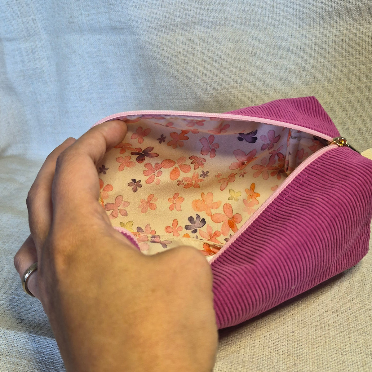 Velis XL - Rose X Fleurs aquarelles