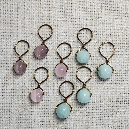 Orbe classique - Amazonite et Rosée