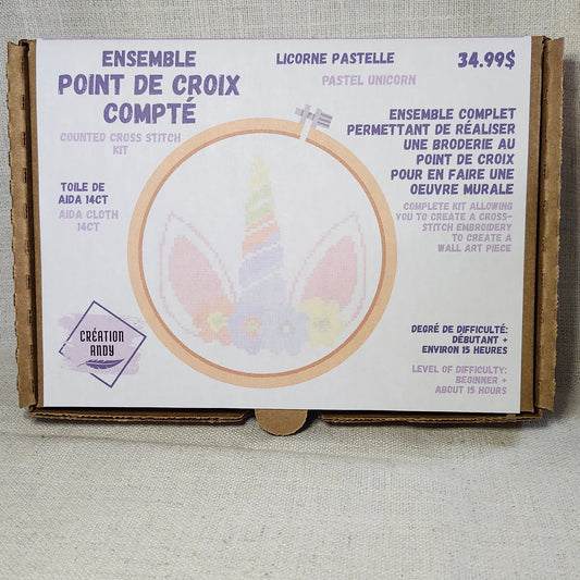 Licorne pastelle