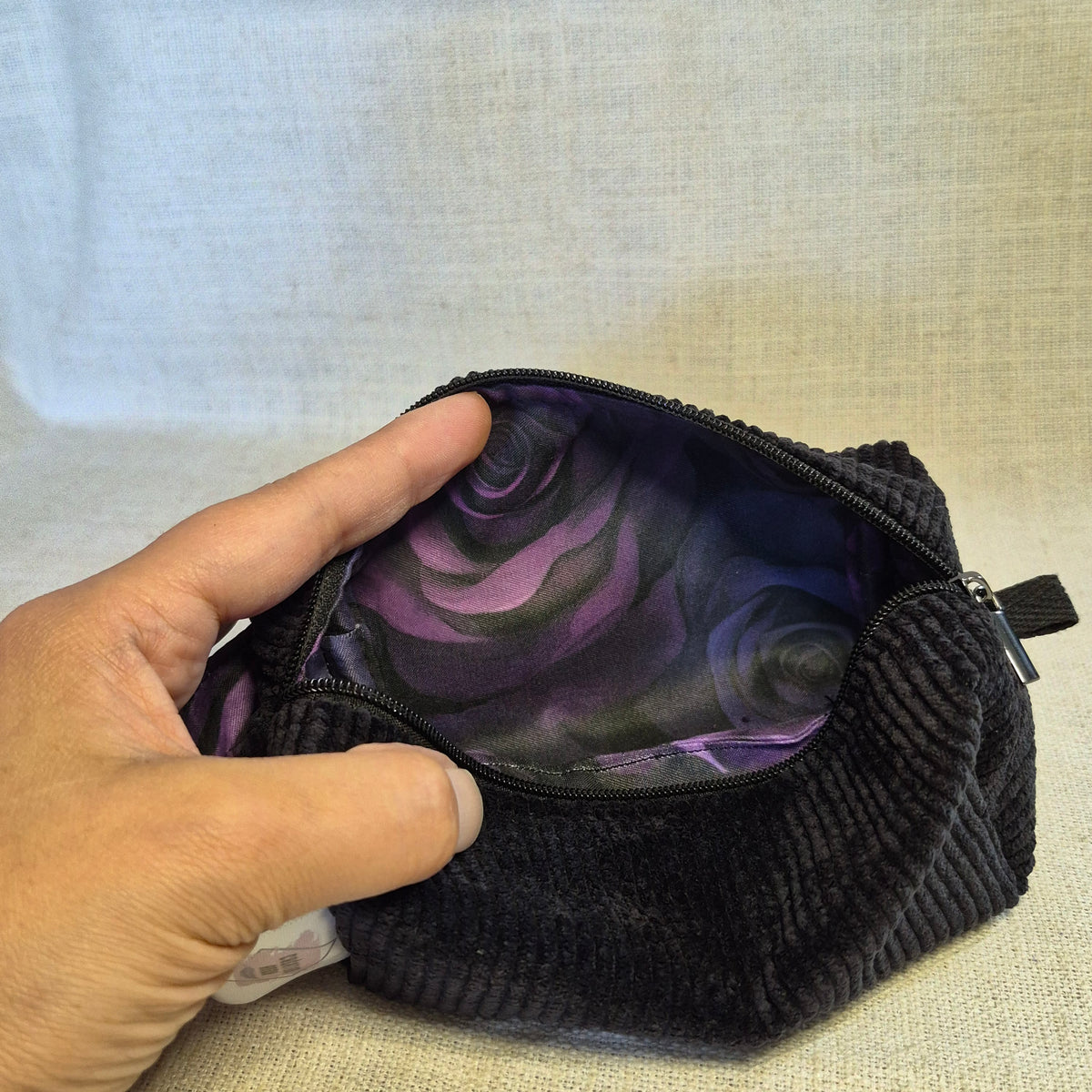 Velis Signature - Noir X Roses violettes