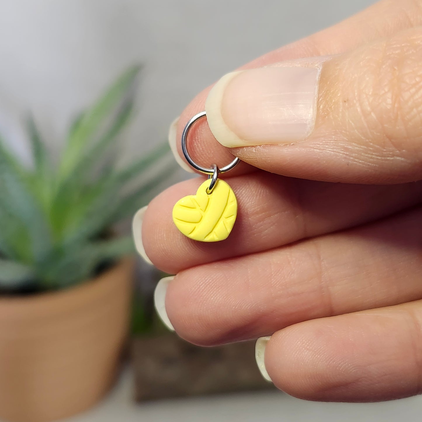 Cœurs en balle de laine - Éclaté