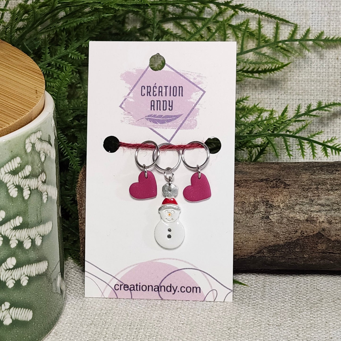 Bonhomme de neige tuque rouge