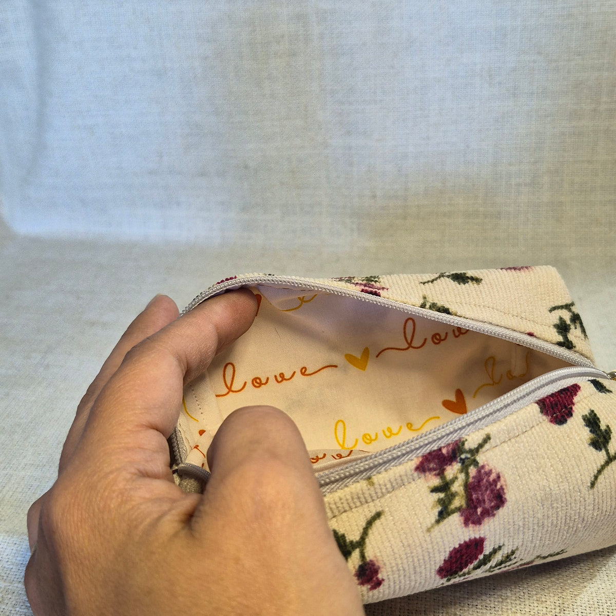 Velis Signature - Beige avec roses X Love