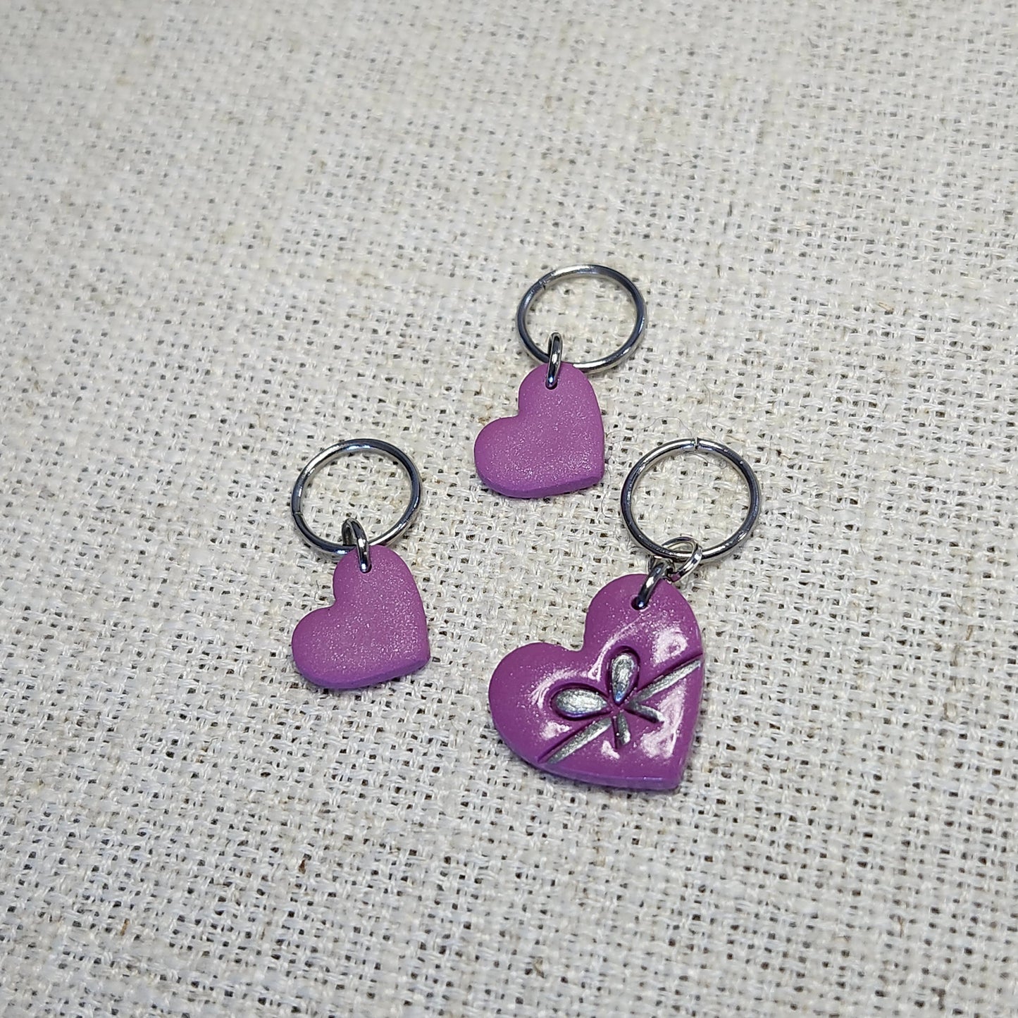 Coeur mauve