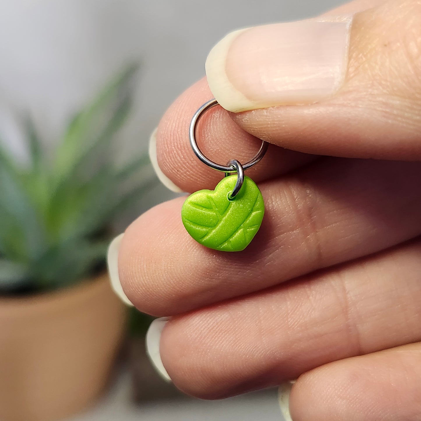 Cœurs en balle de laine - Éclaté