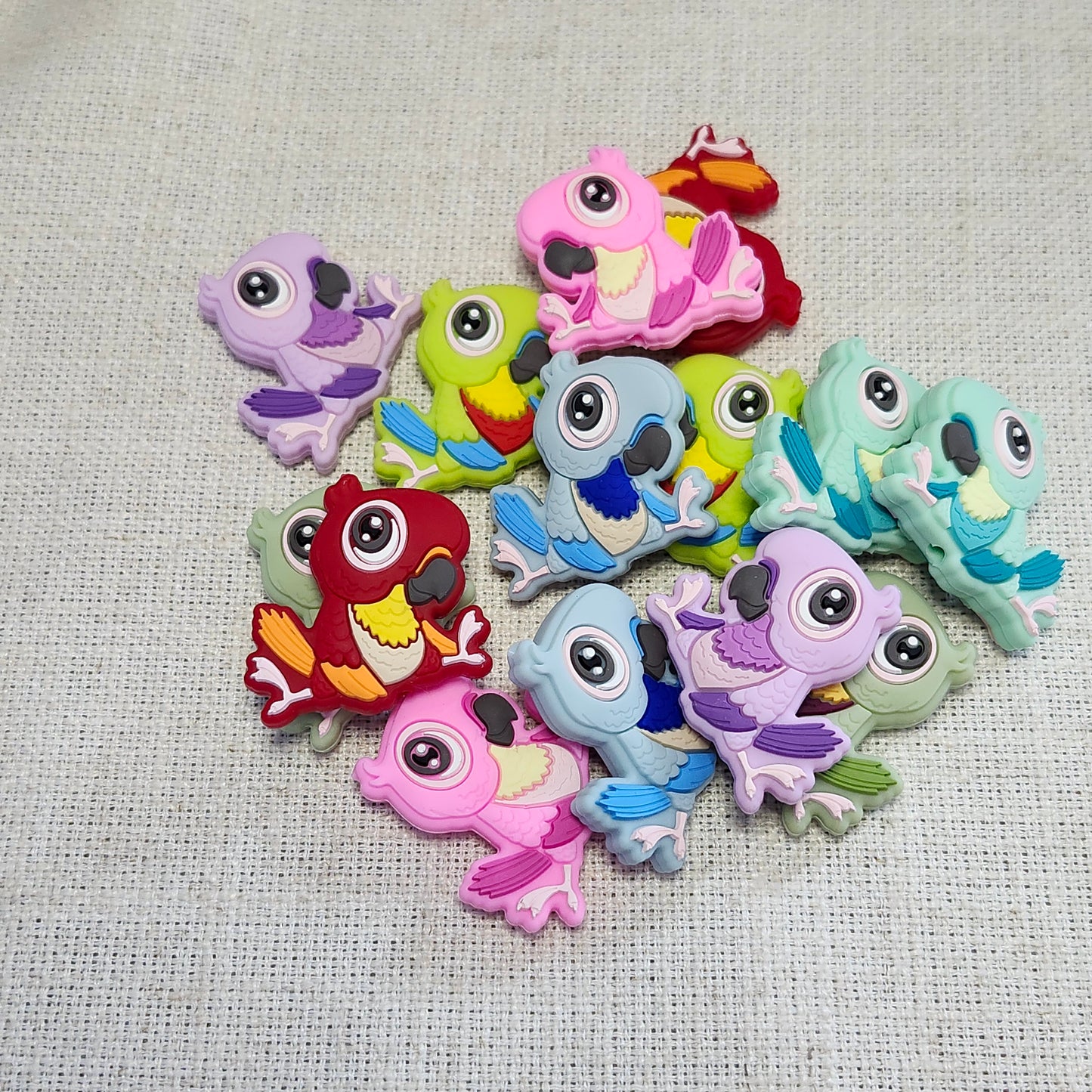 Embouts d’aiguille Perroquet – Bleu