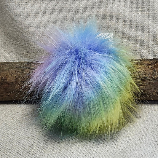 Pompon multicolore - jaune