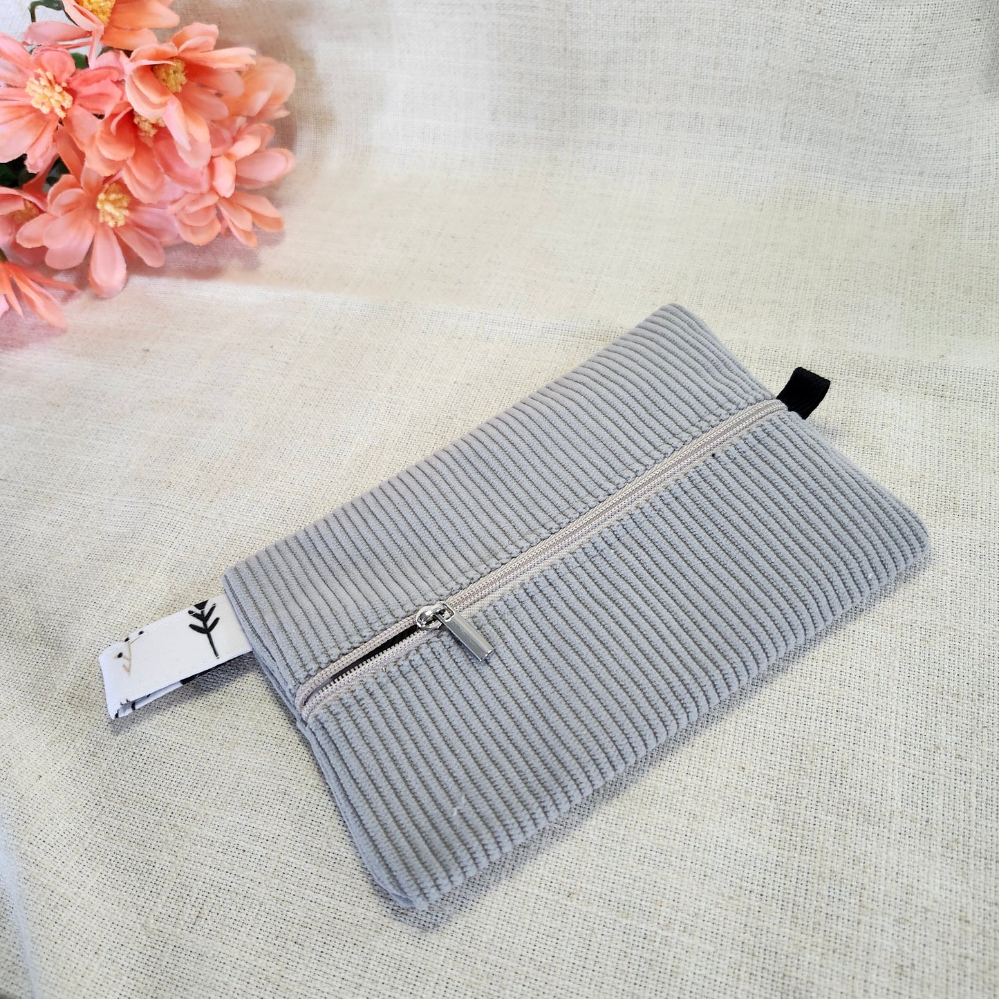 Velis Carnet - Velours gris