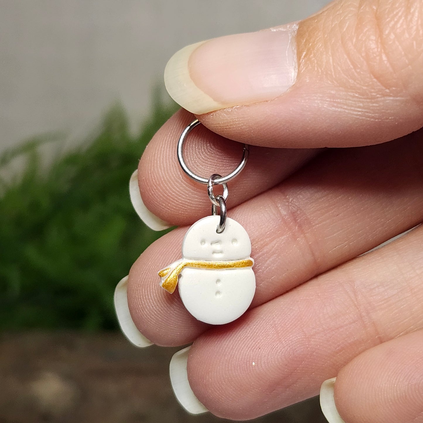 Bonhomme de neige avec dorure